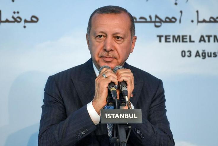 Turkish President Recep Tayyip Erdogan has laid the foundation stone for the first new church since Turkey became a modern republic in 1923