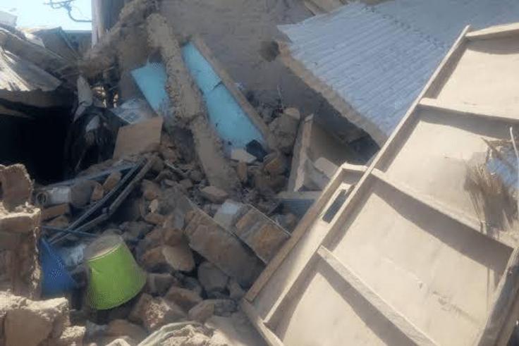 File image of a collapsed building. Building collapses in Butali, Kakamega County, construction workers trapped