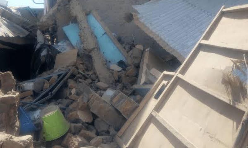 File image of a collapsed building. Building collapses in Butali, Kakamega County, construction workers trapped