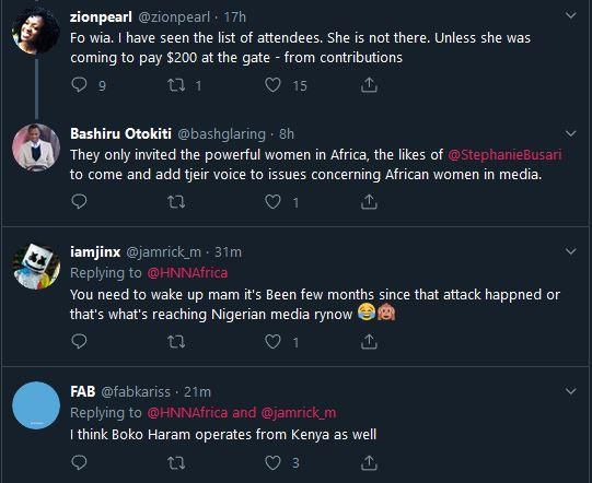 Anger as Nigerian journalist Kemi Omololu-Olunloyo boycotts Kenyan conference over Mogadishu attack