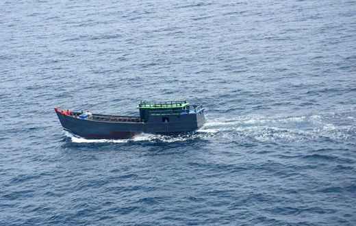 Indian officials seized more than a tonne of the synthetic drug ketamine from a Myanmar boat near the Andaman islands