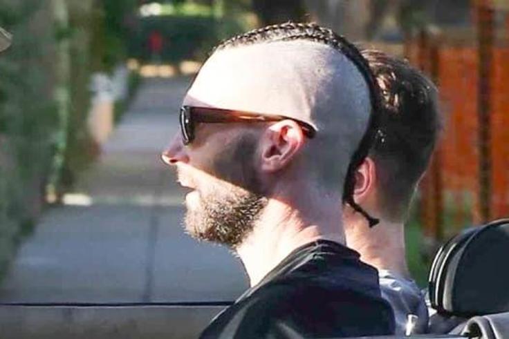 Adam Levine's New Cornrows Are Certainly a Choice
