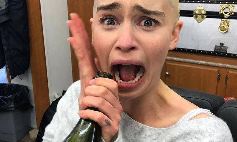 Emilia Clarke Just Posted A Photo Sans Wig