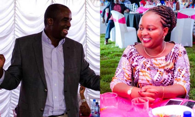 Lawyer Kamotho Waiganjo and Governor Waiguru during their ruracio (Courtesy)