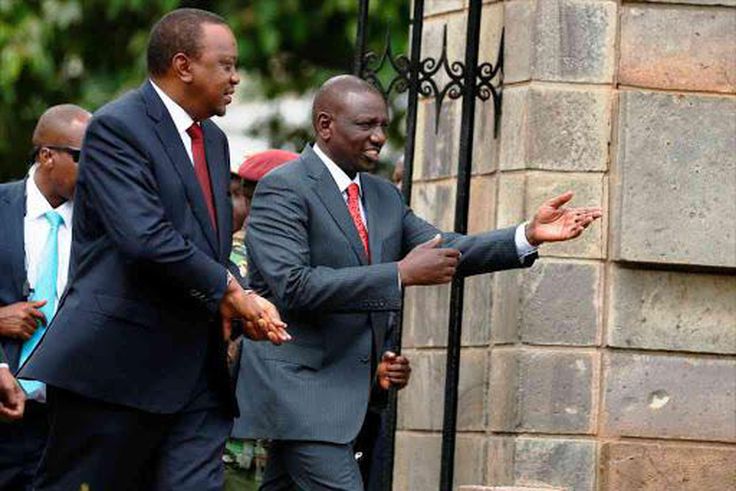 File image of President Uhuru Kenyatta and DP William Ruto