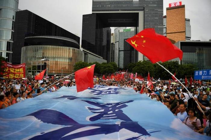A rally by pro-government supporters in Hong Kong this weekend illustrated the polarisation coursing through the city
