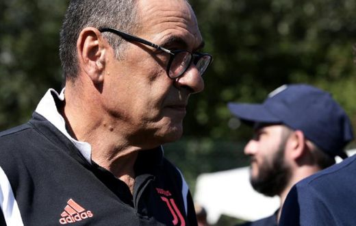 Maurizio Sarri missed Juventus's first two matches because of pneumonia