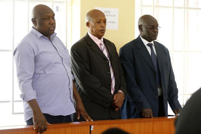 Joshua Waiganjo, Former Rift Valley Provincial Police boss John M'Mbijiwe and the former Anti-Stock Theft Unit Commandant Remi Ngugi