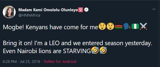 Kemi's reply