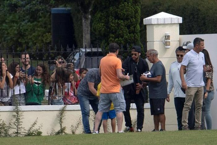 Neymar arrives at Brazil's national team training camp in Teresopolis ahead of next month's Copa America