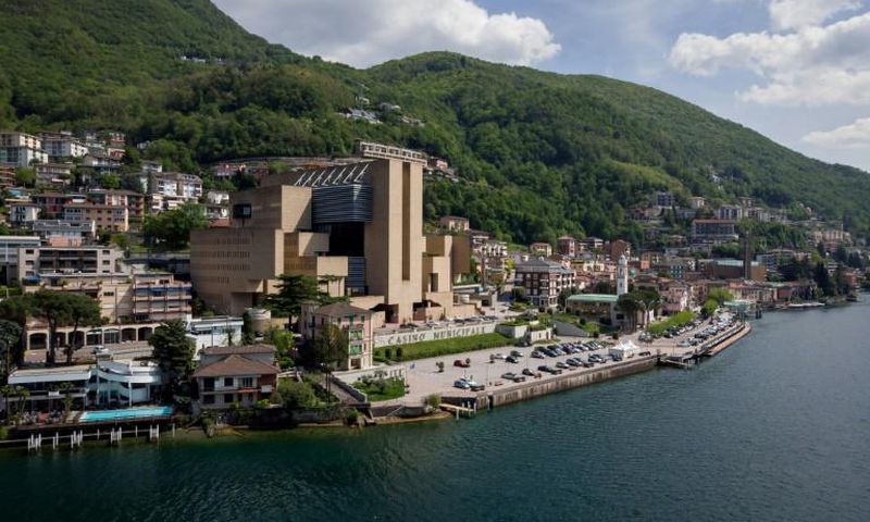 The casino dominates the tiny Italian enclave of Campione d'Italia, which depended on it as its main source of income