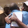File image of Prof Mbiti hugging former CJ willy Mutunga
