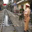 The narrow railway corridor in central Hanoi had become a hotspot among visitors seeking the perfect holiday snap on the atracks - often dodging trains that rumble through daily