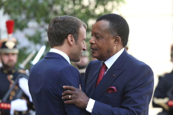 The Congolese president's first bilateral meeting with his French counterpart focused on the protection of the forest