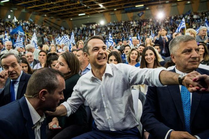 New Democracy party leader Kyriakos Mitsotakis is in pole position to become Greek prime minister