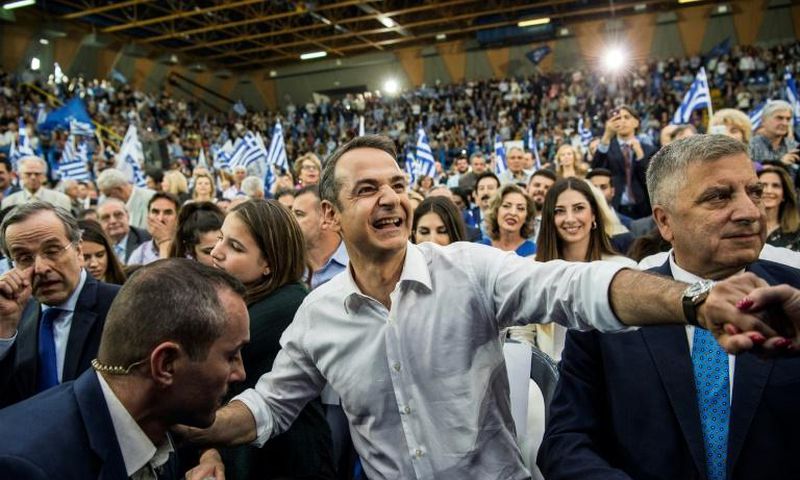 New Democracy party leader Kyriakos Mitsotakis is in pole position to become Greek prime minister