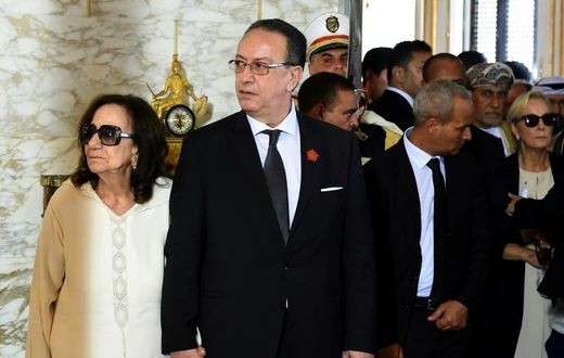 Chadlia Caid Essebsi and her son Hafedh welcomed world leaders who travelled to Tunisia to pay their respects to the late president Beji Caid Essebsi in July
