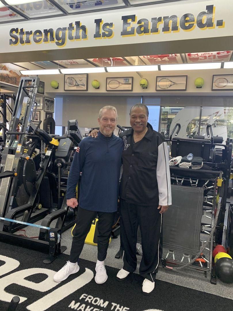 Billy Dee Williams and Gunnar Peterson.