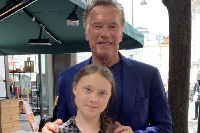 Arnold Schwarzenegger Sent Greta Thunberg a Tesla