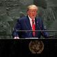 US President Donald Trump addresses the United Nations where he criticized Iran and China