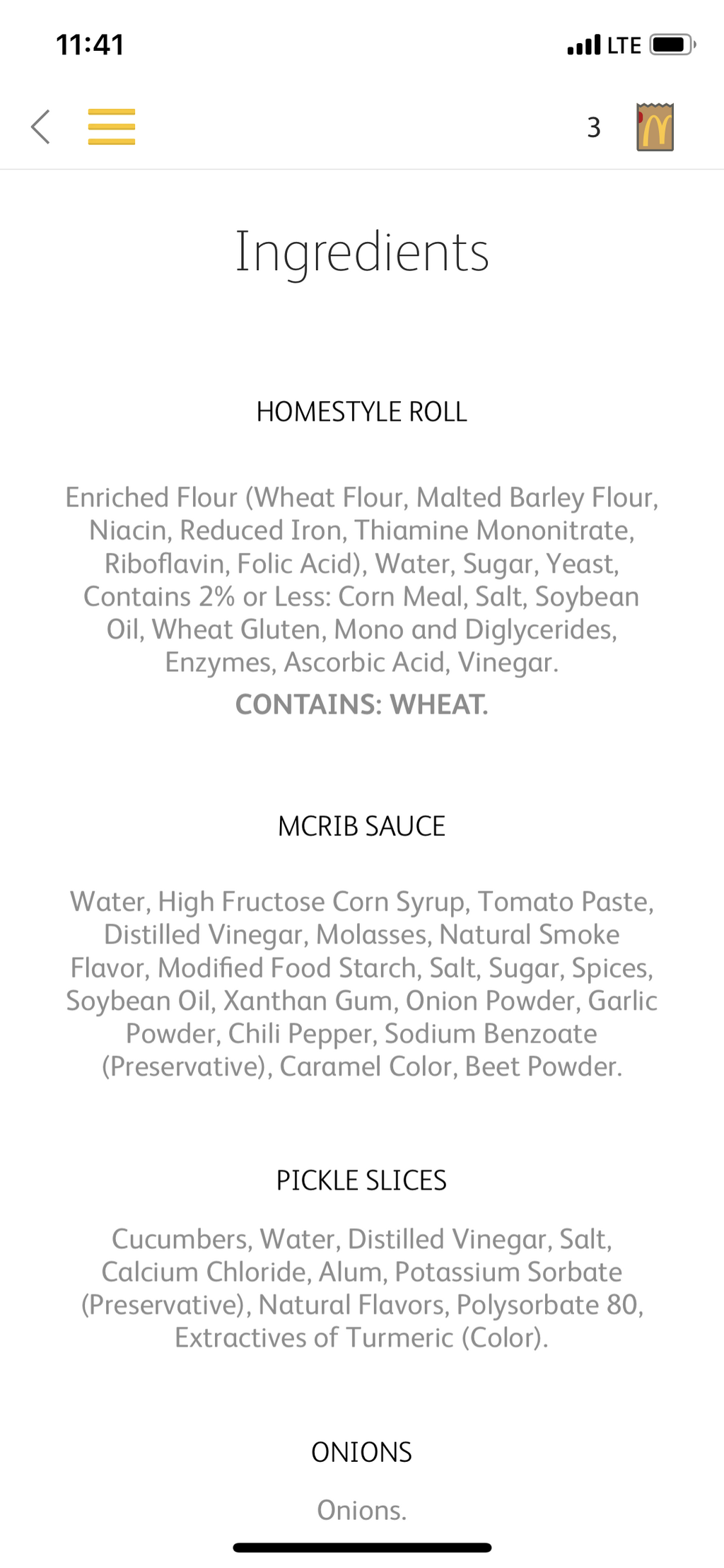 Here's What's Actually In a McDonald's McRib