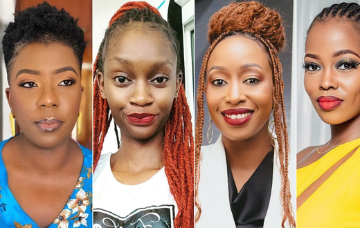 From left: Ciru Muriuki. Natalie Githinji, Janet Mbugua and Corazon Kwamboka