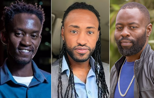 From left: Bilal Mwaura, J Blessing and Robert Ageng'o