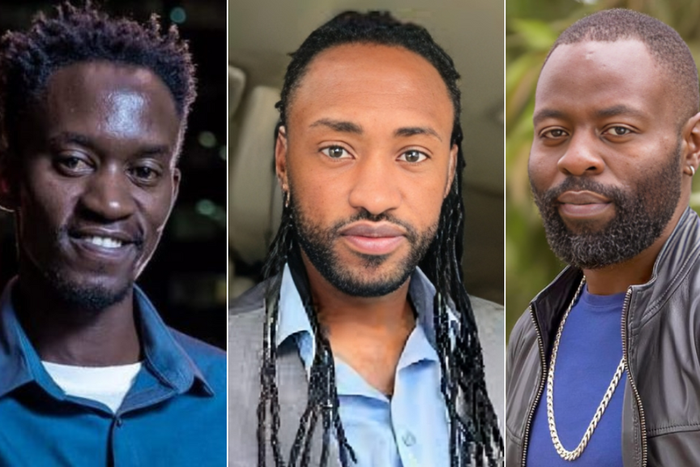 From left: Bilal Mwaura, J Blessing and Robert Ageng'o