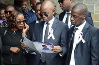 Bomet Governor Joyce Laboso's son Brian Abonyo (C) gets honest about difficulty taking care of her in the last days