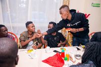 Bahati and his team. Weezdom apology to Bahati