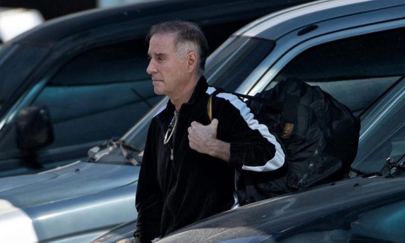 Brazilian businessman Eike Batista arrives at the Federal Police headquarters in Rio de Janeiro on August 8, 2019, after his arrest