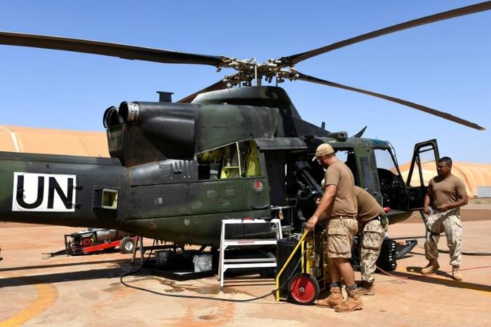 Some 250 Canadian personnel and eight helicopters were part of the country's peacekeeping contingent in Mali -- this shot was taken in Gao in August 2018