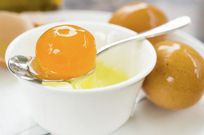 Raw egg yolks