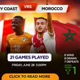 AFCON 2019: Ivory Coast vs Morocco