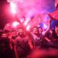 Crowds celebrated late into the night after Ekrem Imamoglu's win in the re-run mayoral vote