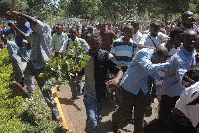 KU Students Stage Demonstrations