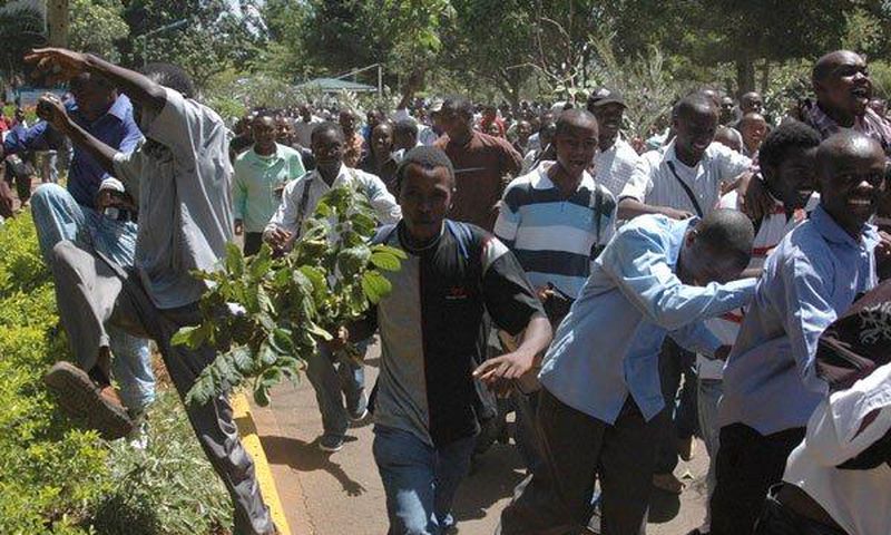 KU Students Stage Demonstrations