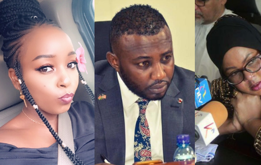 Saumu Mbuvi lectures woman claiming to be pregnant for her senator Fiancé
