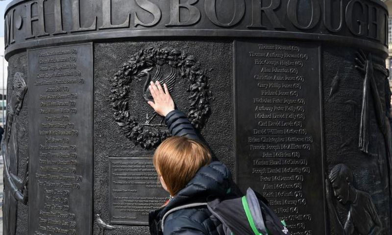 Ninety-six people died in a crush at the FA Cup tie between Liverpool and Nottingham Forest in the northern city of Sheffield on April 15, 1989
