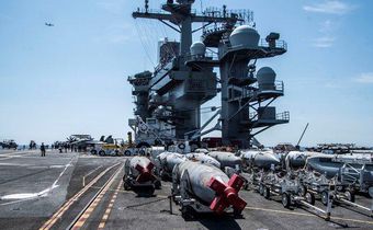 Citing Iranian threat, U.S. sends carrier group and bombers to Persian Gulf