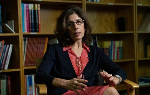 Pinelopi Koujianou Goldberg, World Bank chief economist, speaks to AFP during an interview in Washington, DC, on October 8, 2019