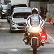 A hearse transporting Mugabe's body left a Singapore funeral parlour accompanied by a police escort