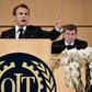 French President Emmanuel Macron argued in his speech at the ILO that the world needed to return to a "social market economy" in which everyone shared