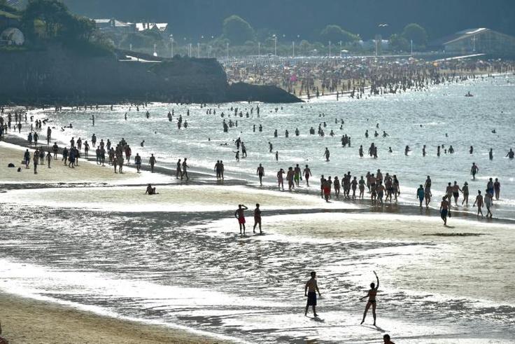 The heat has been particularly intense in northern Spain, with temperatures set to rise above 40 degrees Celcius at the weekend