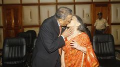 90-year old billionaire Manu Chandaria and wife Aruna formalise their marriage at Attorney General's Sheria House office