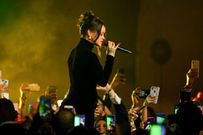 Rihanna performing at the 5th Annual Diamond Ball.