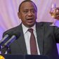 President Uhuru Kenyatta toasting to happy life at a past event.