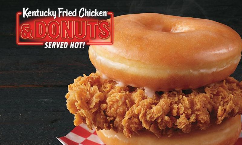 KFC Tests Fried Chicken and Donut Sandwich