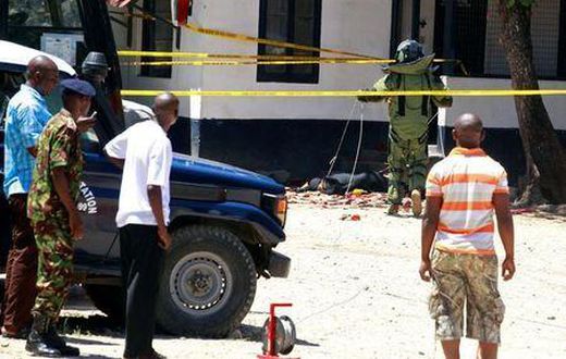 Explosive found hidden at a construction site