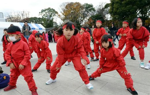'By learning about ninja... we can apply their knowledge and their ways to the modern society,' Haga's teacher said